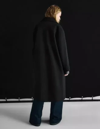 Abrigo cruzado de tacto suave – Chaquetas y abrigos Abrigo cruzado de tacto suave – Chaquetas y abrigos