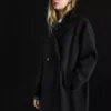 Abrigo cruzado de tacto suave – Chaquetas y abrigos Abrigo cruzado de tacto suave – Chaquetas y abrigos
