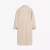 Abrigo cruzado de tacto suave – Chaquetas y abrigos