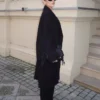 Abrigo largo de tacto suave Abrigo largo de tacto suave