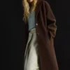 Abrigo largo de tacto suave – Chaquetas y abrigos