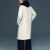 Abrigo largo de tacto suave – Chaquetas y abrigos