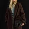 Abrigo largo de tacto suave – Chaquetas y abrigos