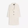 Abrigo largo de tacto suave – Chaquetas y abrigos