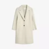 Abrigo largo de tacto suave – Chaquetas y abrigos Abrigo largo de tacto suave – Chaquetas y abrigos