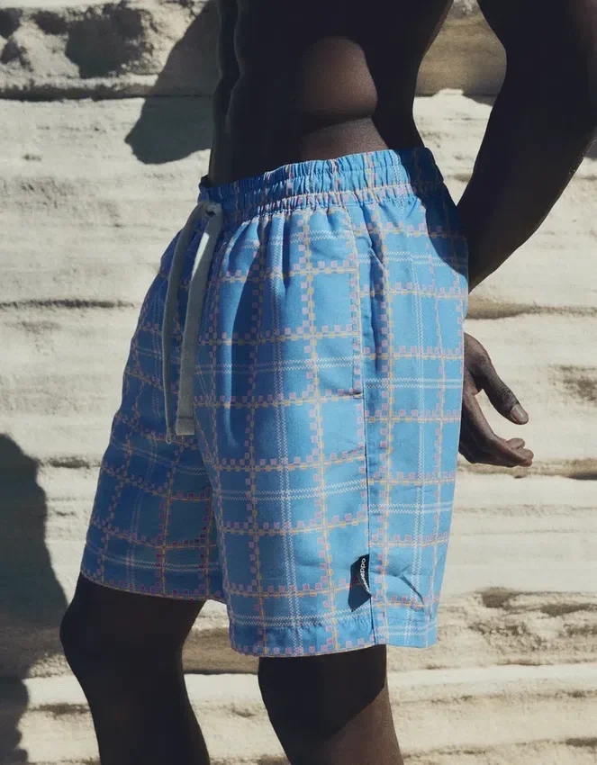Bañador con estampado de cuadros – Bershka Lovers Bañador con estampado de cuadros – Bershka Lovers