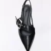 Bailarinas con hebilla y talón abierto – Zapatos planos Bailarinas con hebilla y talón abierto – Zapatos planos