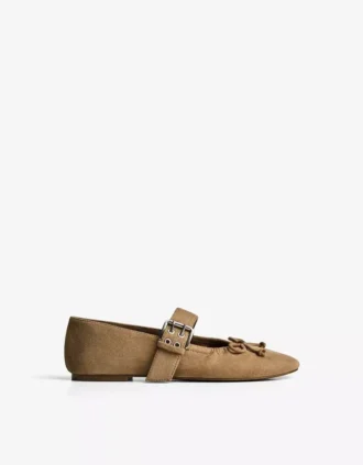 Bailarinas con hebilla – Zapatos planos – Mujer