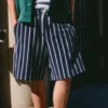 Bermudas a rayas con efecto toalla – Bershka Lovers Bermudas a rayas con efecto toalla – Bershka Lovers