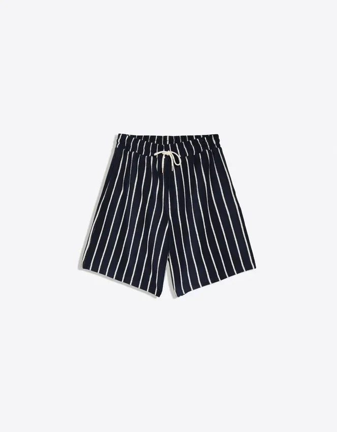 Bermudas a rayas con efecto toalla – Bershka Lovers Bermudas a rayas con efecto toalla – Bershka Lovers