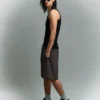 Bermudas de corte recto con lavado desgastado – Pantalones cortos y bermudas Bermudas de corte recto con lavado desgastado – Pantalones cortos y bermudas