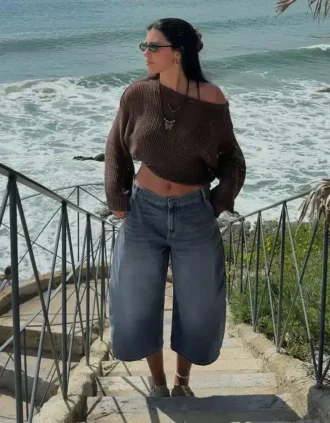Bermudas de Denim holgadas
