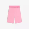 Bermudas de felpa con efecto desgastado