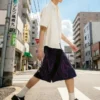 Bermudas estampadas con cintura elástica – Bershka Lovers Bermudas estampadas con cintura elástica – Bershka Lovers
