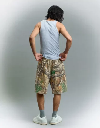 Bermudas estampadas de corte holgado – Pantalones cortos y bermudas – Hombre