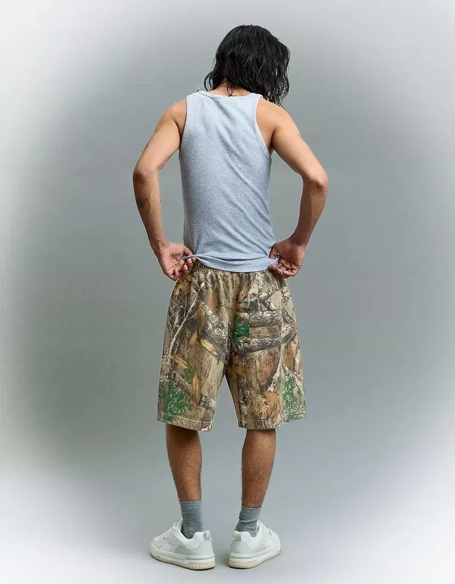 Bermudas estampadas de corte holgado – Pantalones cortos y bermudas – Hombre Bermudas estampadas de corte holgado – Pantalones cortos y bermudas – Hombre