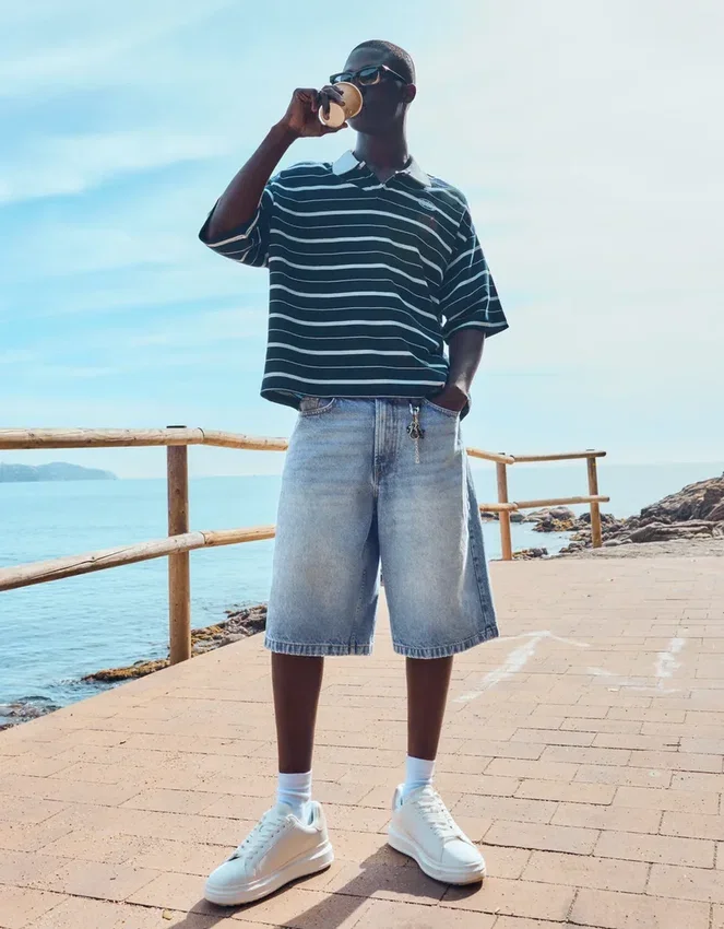 Bermudas holgadas de Denim – Pantalones cortos y bermudas Bermudas holgadas de Denim – Pantalones cortos y bermudas