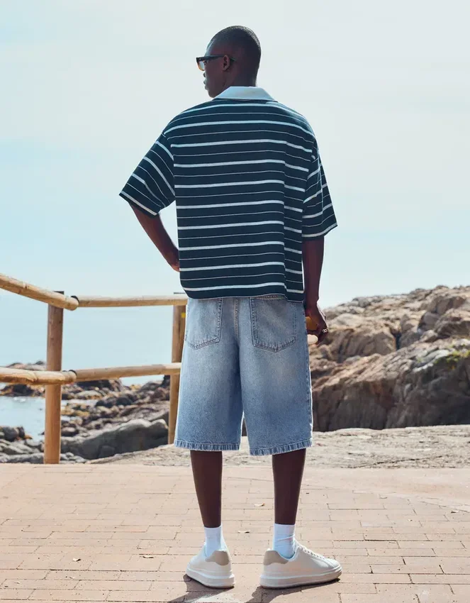 Bermudas holgadas de Denim – Pantalones cortos y bermudas Bermudas holgadas de Denim – Pantalones cortos y bermudas