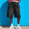 Bermudas holgadas de Denim – Pantalones cortos y bermudas – Hombre Bermudas holgadas de Denim – Pantalones cortos y bermudas – Hombre