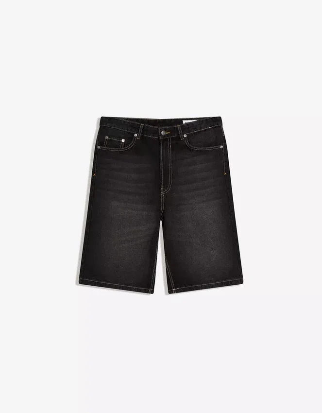 Bermudas holgadas de Denim – Pantalones cortos y bermudas – Hombre Bermudas holgadas de Denim – Pantalones cortos y bermudas – Hombre