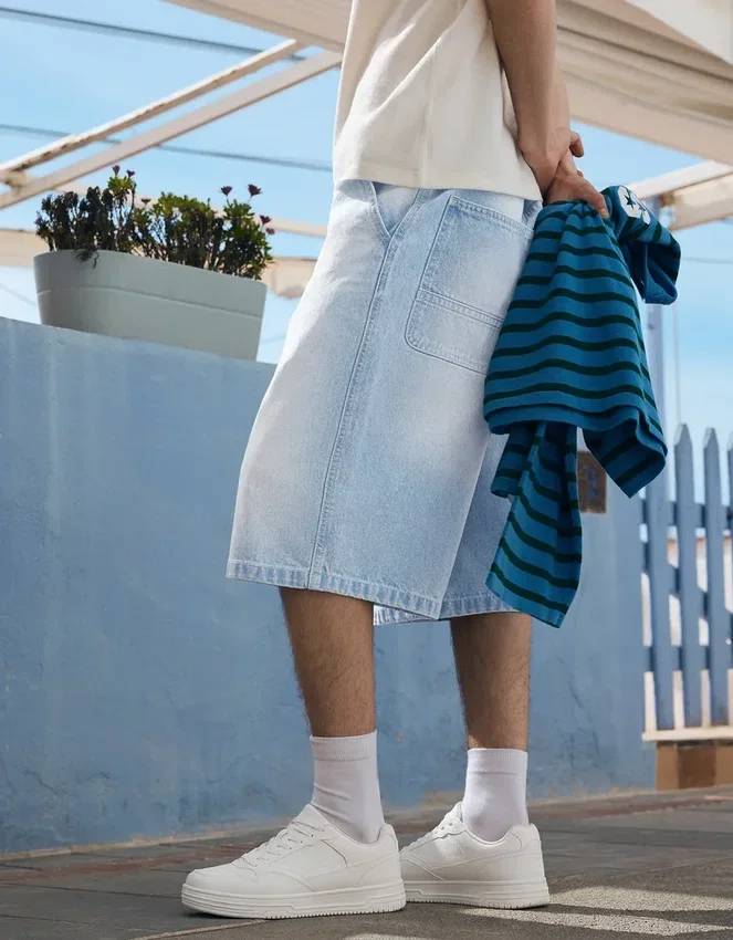 Bermudas skater de denim – Pantalones cortos y bermudas Bermudas skater de denim – Pantalones cortos y bermudas