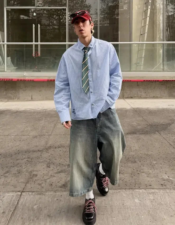 Bermudas vaqueras superholgadas – Pantalones cortos y bermudas Bermudas vaqueras superholgadas – Pantalones cortos y bermudas