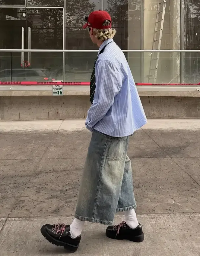 Bermudas vaqueras superholgadas – Pantalones cortos y bermudas Bermudas vaqueras superholgadas – Pantalones cortos y bermudas
