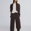 Blazer a rayas con doble botonadura – Chaquetas y gabardinas Blazer a rayas con doble botonadura – Chaquetas y gabardinas
