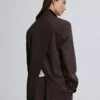 Blazer a rayas con doble botonadura – Chaquetas y gabardinas Blazer a rayas con doble botonadura – Chaquetas y gabardinas