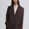 Blazer a rayas con doble botonadura – Chaquetas y gabardinas Blazer a rayas con doble botonadura – Chaquetas y gabardinas