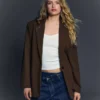 Blazer con hebilla trasera – Chaquetas y gabardinas Blazer con hebilla trasera – Chaquetas y gabardinas