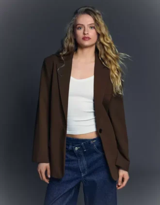 Blazer con hebilla trasera – Chaquetas y gabardinas Blazer con hebilla trasera – Chaquetas y gabardinas