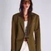 Blazer con hebilla trasera – Chaquetas y gabardinas Blazer con hebilla trasera – Chaquetas y gabardinas
