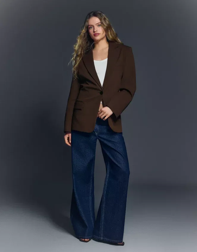 Blazer con hebilla trasera – Chaquetas y gabardinas Blazer con hebilla trasera – Chaquetas y gabardinas