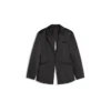 Blazer entallado de satén – Chaquetas y gabardinas Blazer entallado de satén – Chaquetas y gabardinas
