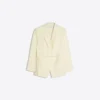 Blazer holgado con cordón – Chaquetas y gabardinas Blazer holgado con cordón – Chaquetas y gabardinas