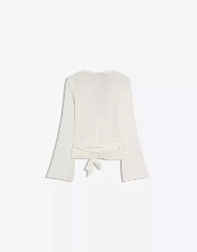 Blusa cruzada estampada Blusa cruzada estampada