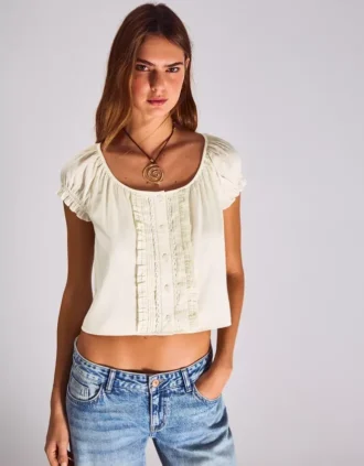 Blusa de manga corta – Camisas y blusas