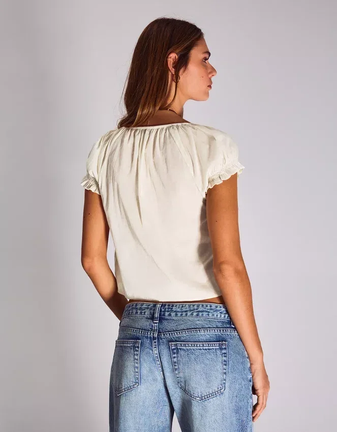Blusa de manga corta – Camisas y blusas Blusa de manga corta – Camisas y blusas