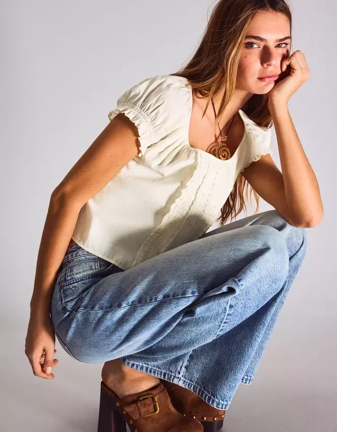 Blusa de manga corta – Camisas y blusas Blusa de manga corta – Camisas y blusas