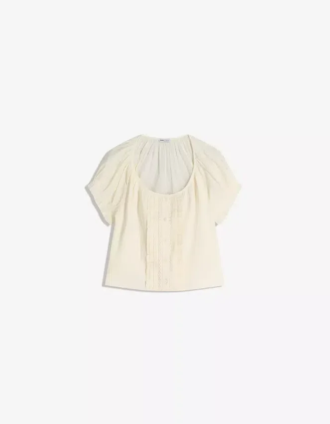 Blusa de manga corta – Camisas y blusas Blusa de manga corta – Camisas y blusas