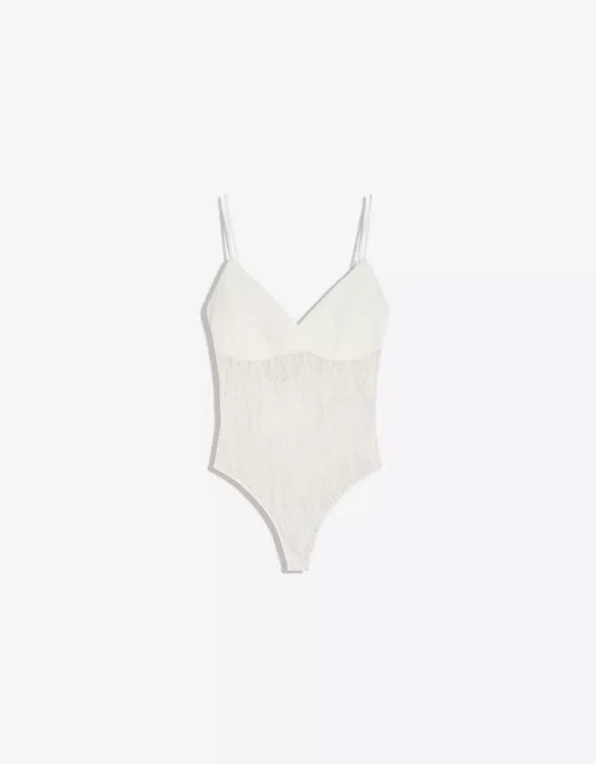 Body con tirantes de encaje Body con tirantes de encaje