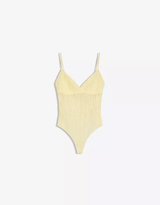 Body con tirantes de encaje Body con tirantes de encaje