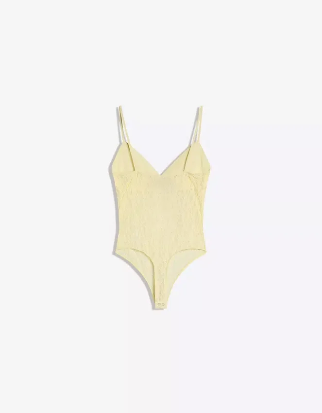 Body con tirantes de encaje Body con tirantes de encaje