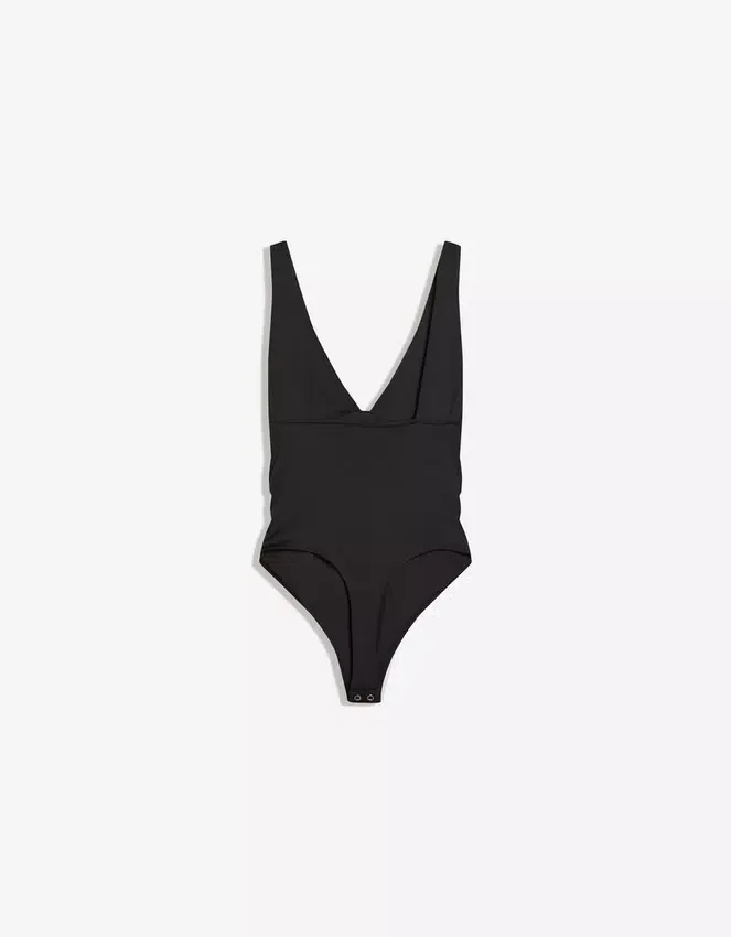 Body con tirantes fruncidos Body con tirantes fruncidos