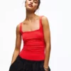Body de tirantes con cuello cuadrado Body de tirantes con cuello cuadrado