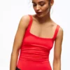Body de tirantes con cuello cuadrado Body de tirantes con cuello cuadrado