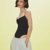 Body drapeado con tirantes Body drapeado con tirantes