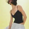 Body drapeado con tirantes Body drapeado con tirantes