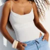 Body drapeado con tirantes Body drapeado con tirantes